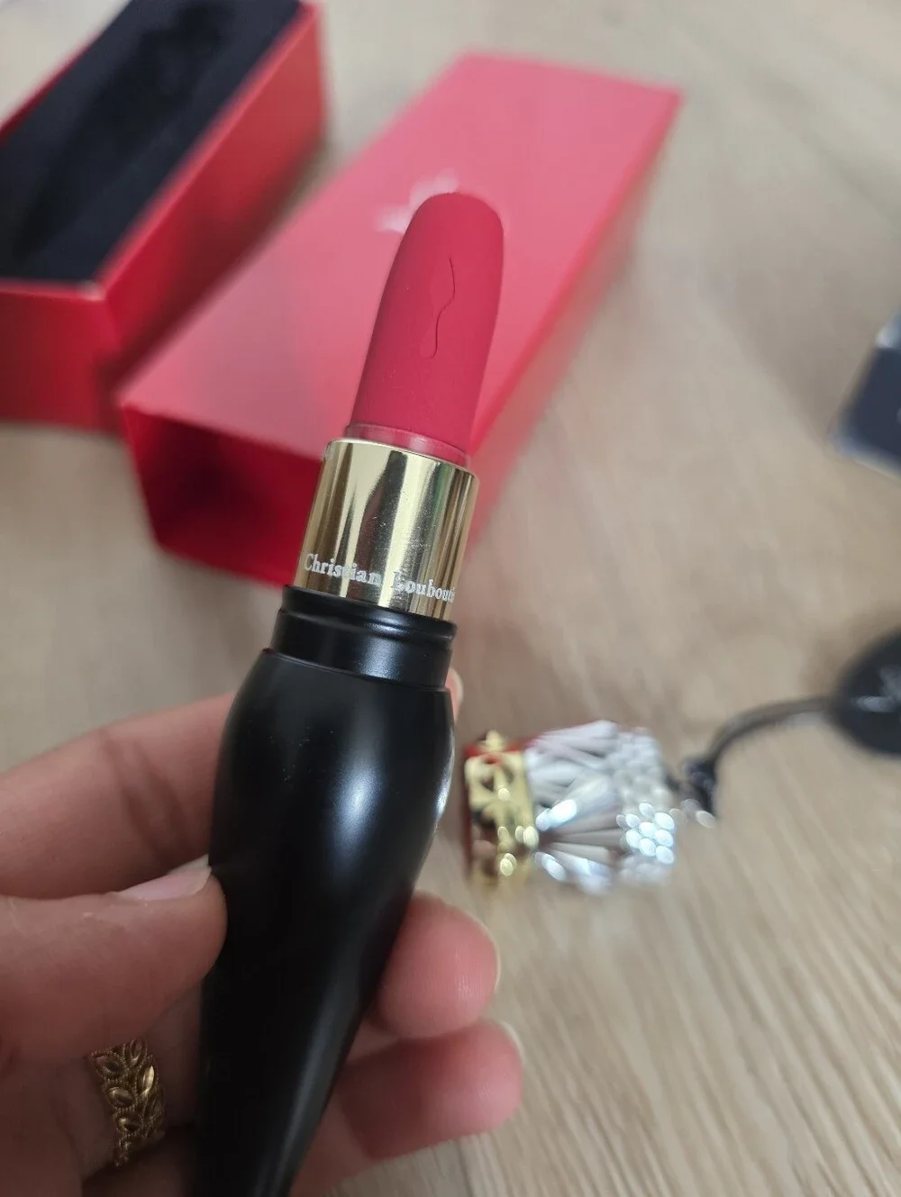 Christian Louboutin Rouge Louboutin Velvet Matte Lipstick  Red Dramadouce 005M